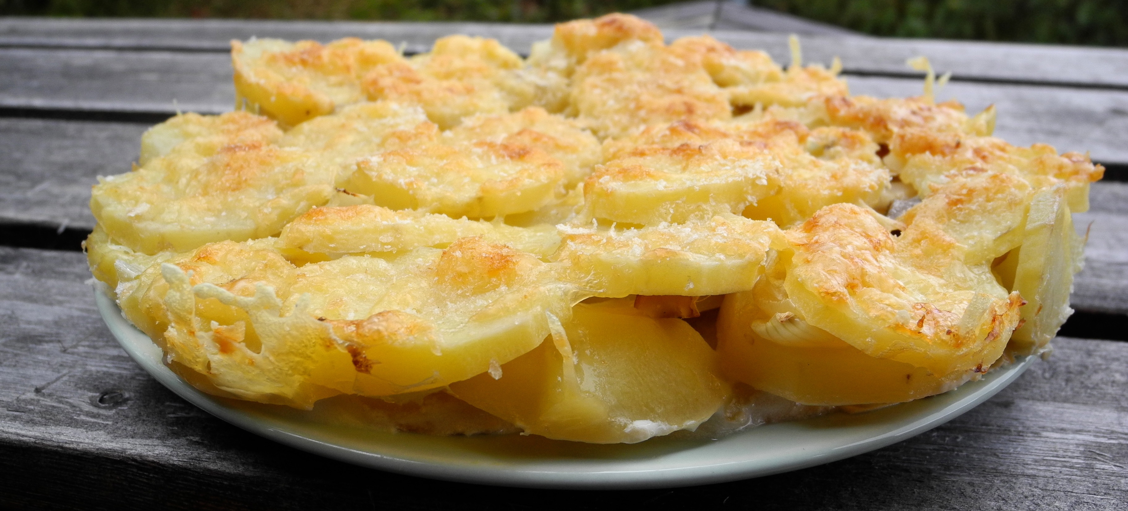 tortino di patate e aringa