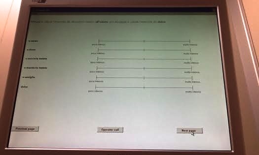 analisi sensoriale