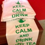 Al padiglione Marocco è possibile acquistare una simpatica tshirt dedicata al tè alla menta