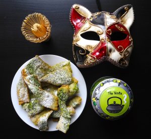 La ricetta delle chiacchiere di Carnevale al tè verde
