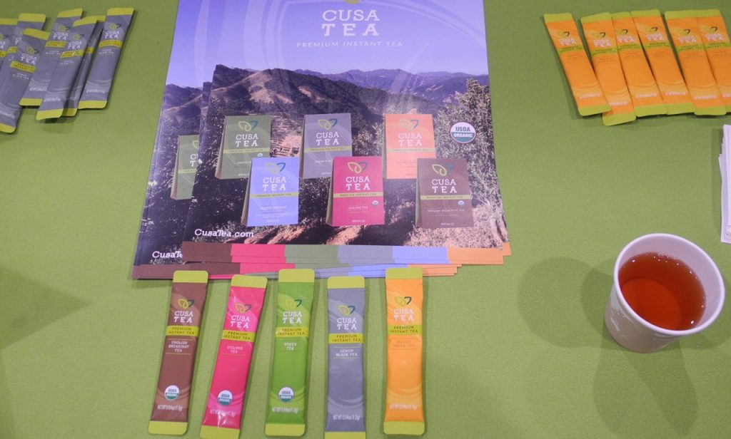 Cusa tea, il tè in polvere, al World Tea Expo