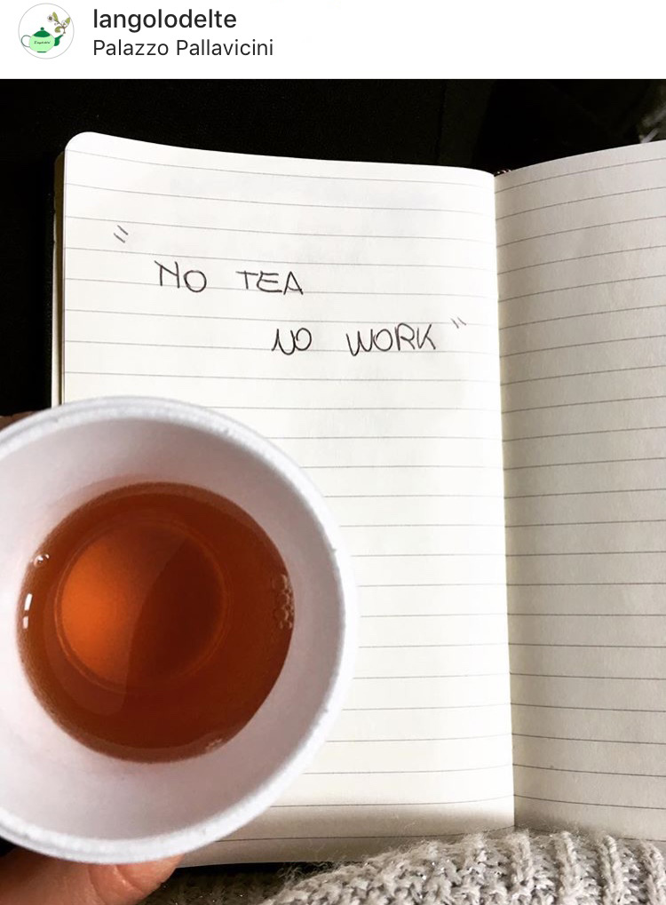 L'angolo del tè su Instagram