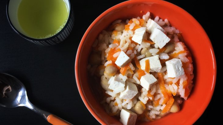 La ricetta del Chazuke vegano con il tè verde giapponese Genmaicha